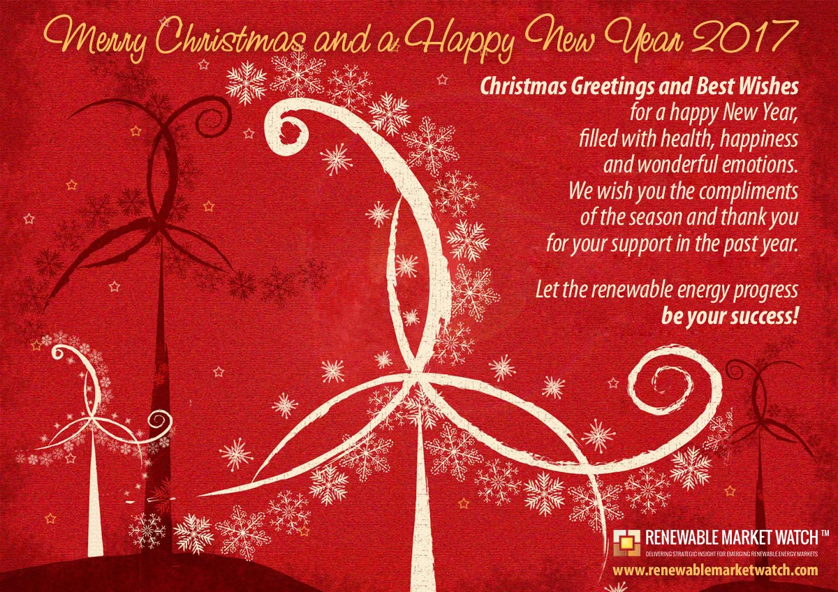 Seasons Greeting 2017 Renewable Market Watch