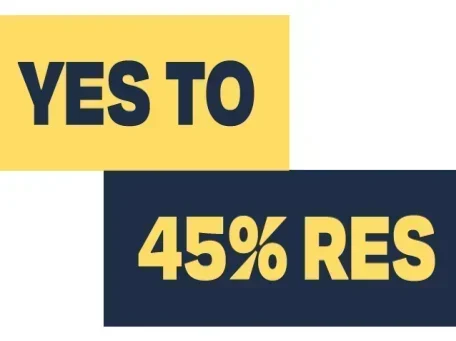 Yes to 45 per cent RES big